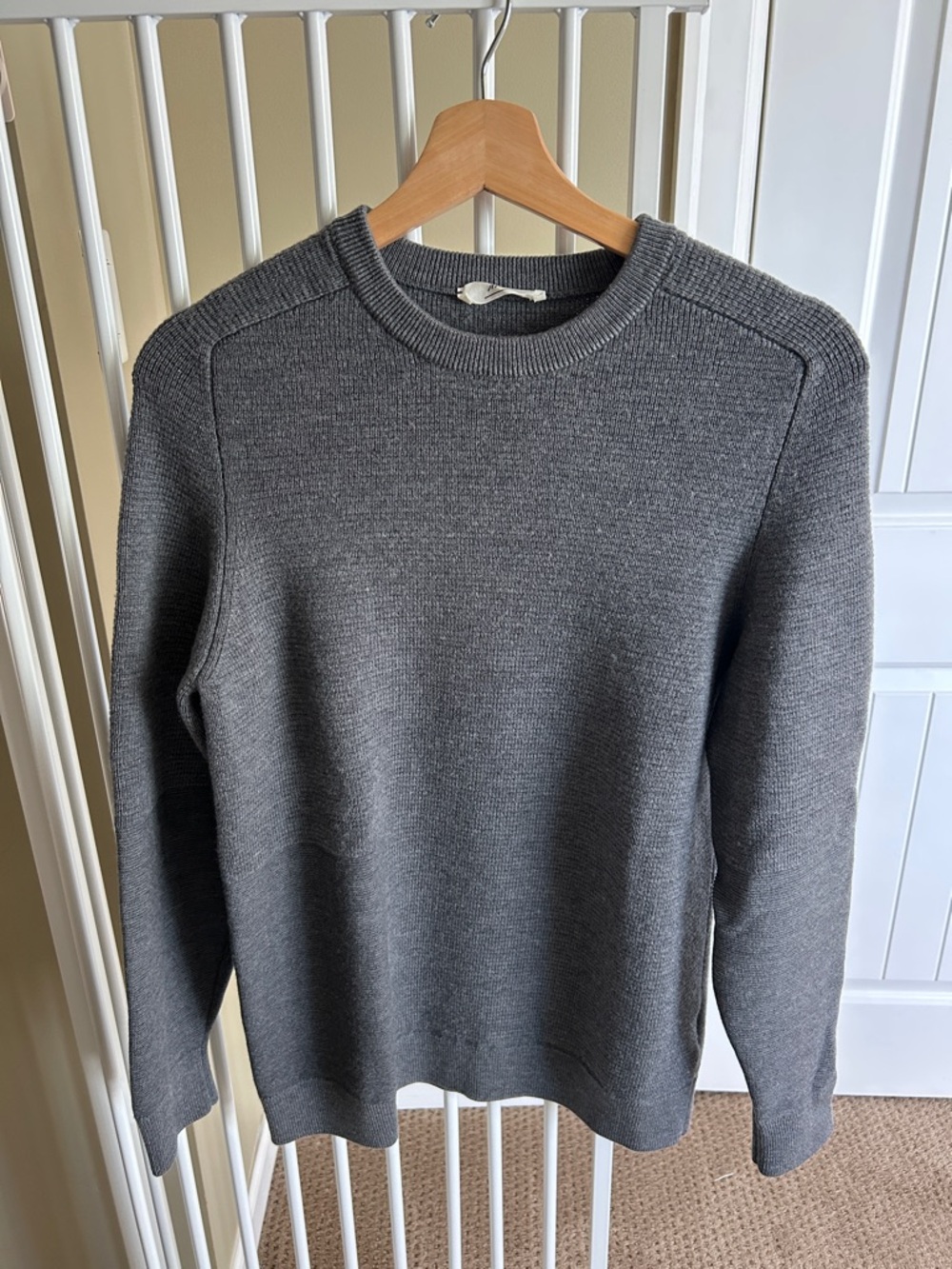 Mr. Porter Charcoal Grey Merino Wool Sweater